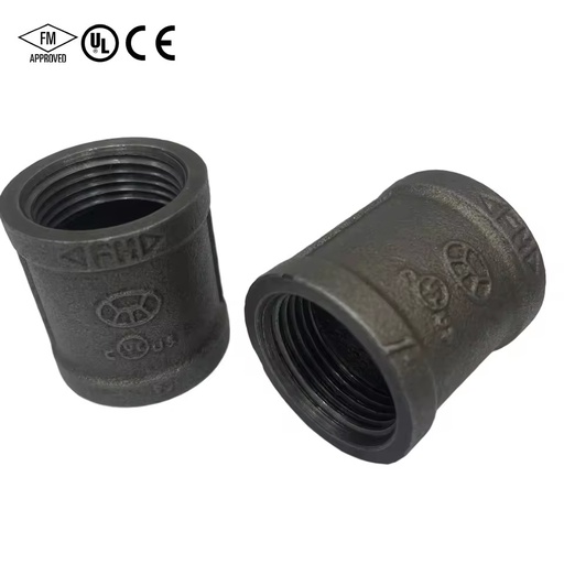 Corrosion Resistant Black Threaded Malleable Iron Fittings Female Male Nipple Union Socket Reducer Bushing