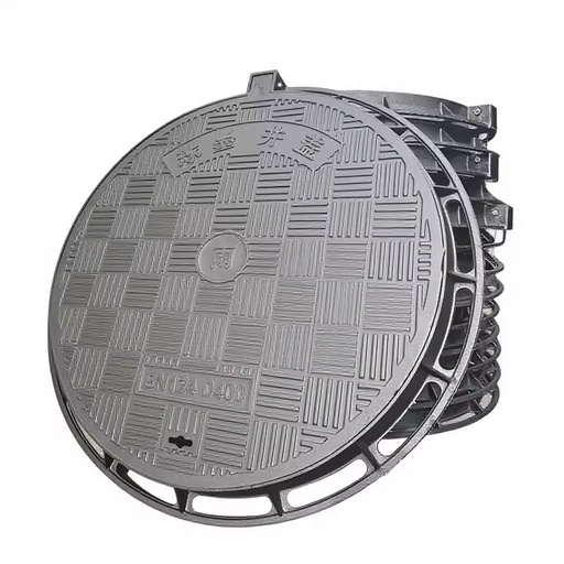 EN124 A15 B125 C250 D400 Frame 800*800 Ductile Iron Hot Dipped Galvanized Manhole Cover Cutting for Walkway Water