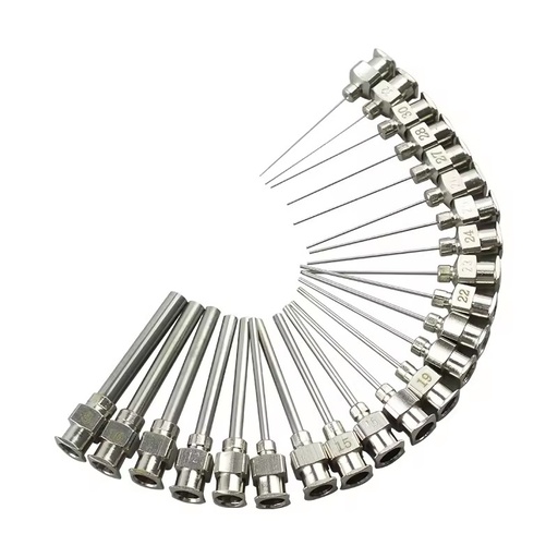 Factory Direct 1 Inch All-metal Stainless Steel Dispensing Needle