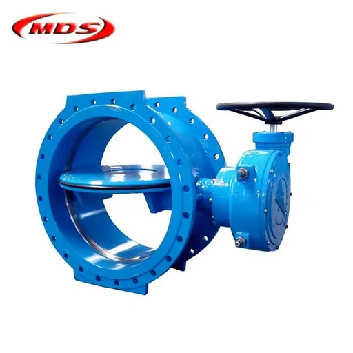 BS Standard Manual Ductile Cast Iron Double Eccentric Rubber-seated Flanged Water Butterfly Valve Dn1000