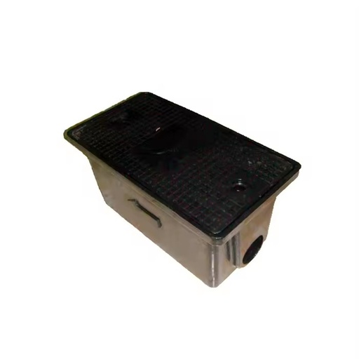 Metal Cast Iron Coated Water Meter Box with Dimensions 315x200x180mm for Water Meters and Valves