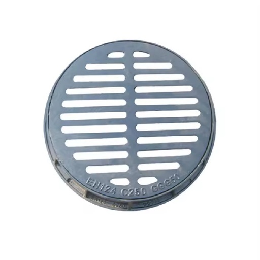 EN124 Round Ductile Cast Iron Storm Drain Grate Cover