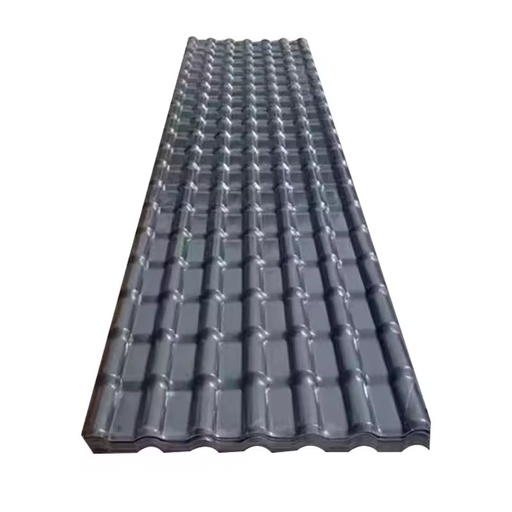 Traditional Design Long Span Stone Coated Metal Roofing Sheets Corrugated Rooftop for House Custom Cutting Processing