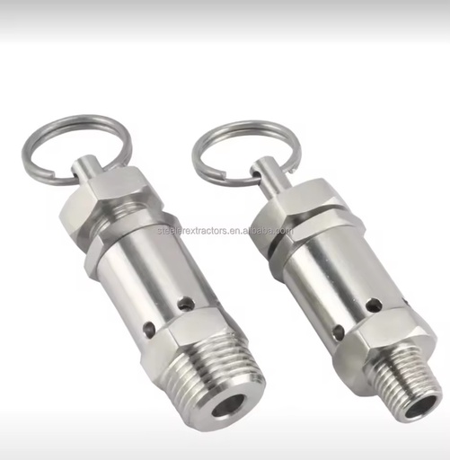 Pressure Relief Valve Adjustable Stainless Steel Safety Valve