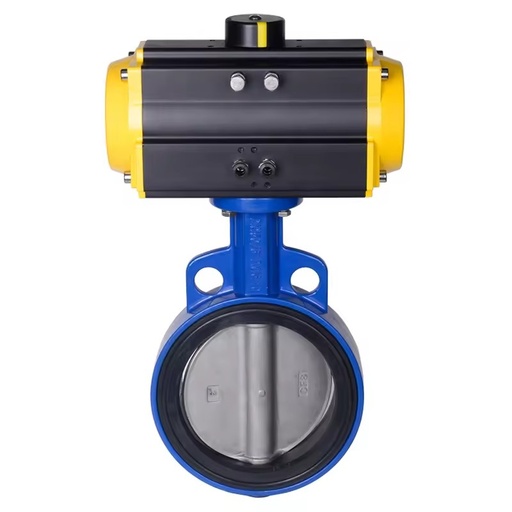 Triple Offset Wafer Type Pneumatic Stainless Steel Wafer butterfly Valve