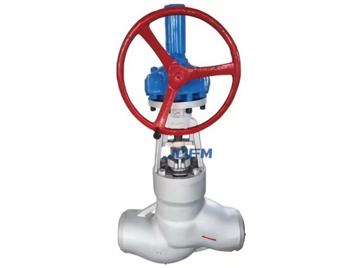J51HY ASME High Pressure Bevel Gear Welded Globe Valve Forged Steel Butt Weld End Steam Isolation Valve