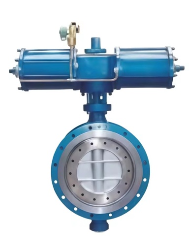 Pneumatic Actuated Butterfly Valve Industrial Process Control Butterfly Valve