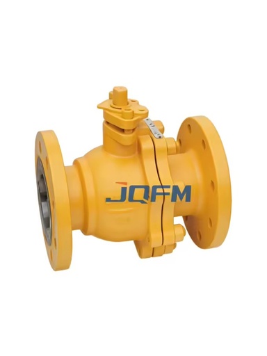 Two Piece Flanged Floating Ball Valve WCB Class 150 Fire Safe Anti Static Valve for Gas Pipeline