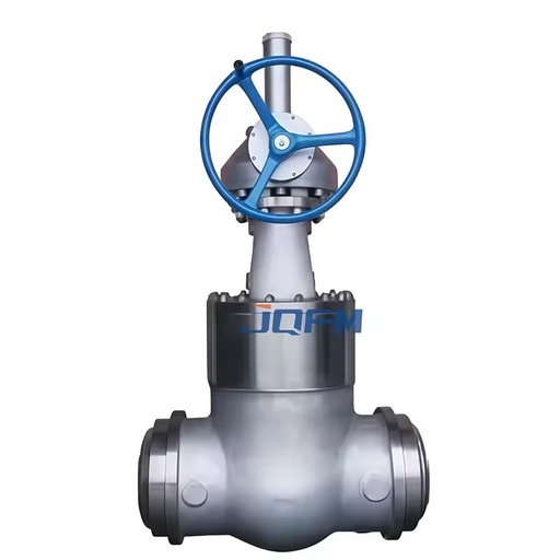 Z561Y Bevel Gear Butt Welded Gate Valve JQFM Brand Metal Hard Seal Stellite Alloy DN80-DN1000 PN16-PN100