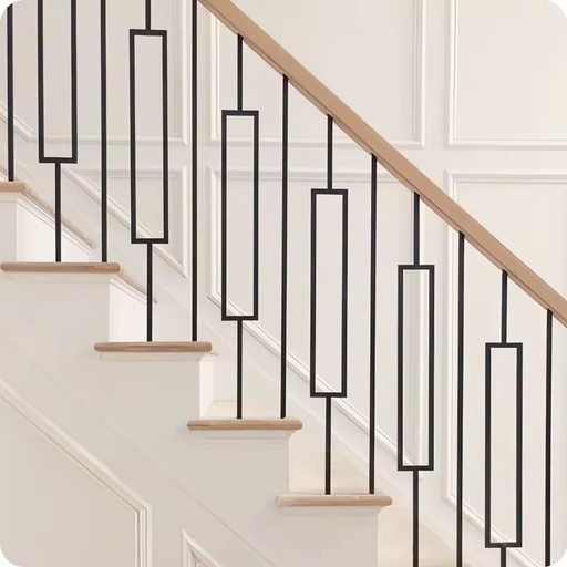 Wrought Iron Stair Railing Balusters Spindles Picket Stair Metal Industrial Stair Staircase Railing