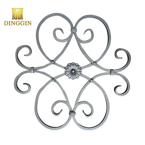 New Style Wrought Iron Handrail Wrought Iron Morden Garden Stair Elements