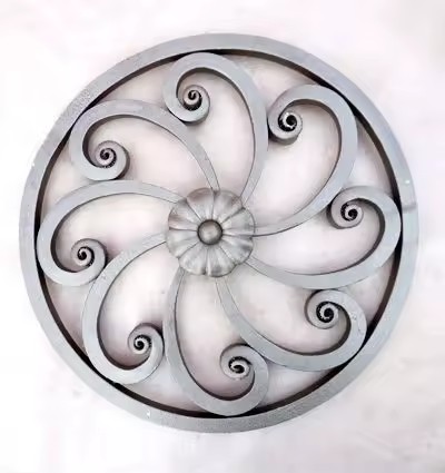 High Quality Wrought Iron Forged Steel Flowers Leaves for Ornamentation