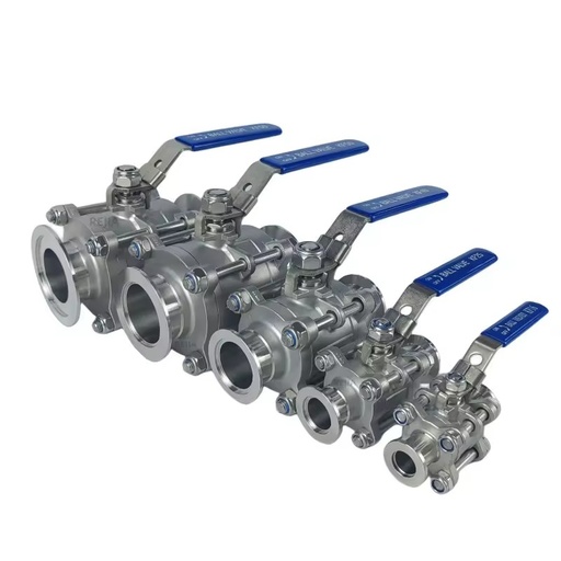 Inox Stainless Steel KF16 KF25 KF40 KF50 KF63 KF Flange High Vacuum Ball Valve