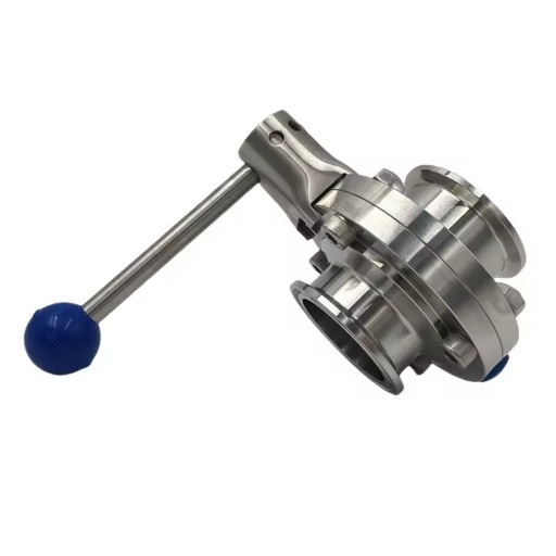 Sanitary Stainless Steel Pull Handle Tri Clamp 2 Inch Tri Clover Butterfly Valve