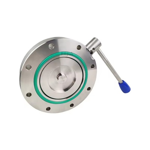 Semiconductor Photovoltaic Industry Stainless Steel GI Vacuum Manual Butterfly Valve