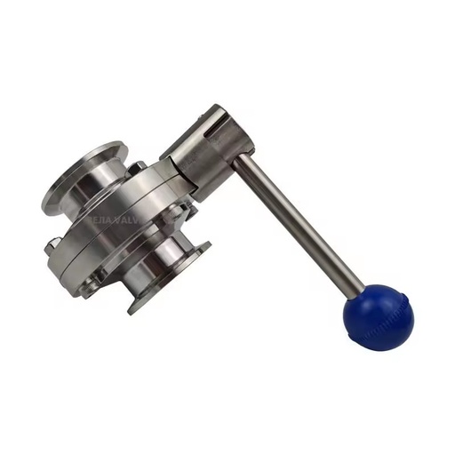 KF Vacuum butterfly Valve High Vacuum Helium Inspection 304 Stainless Steel Source Factory Support Customization