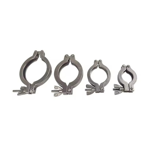 KF Vacuum Clamp Accessories High Vacuum Full Helium Inspection Clamp Accessories 304 Stainless Steel Clamp Accessories
