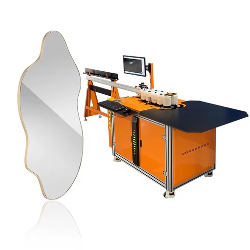 Aluminum Channel Pipe Bending Mirror Frame Rebar Bending Machine for Light Box Mirror Frame Photo Frame