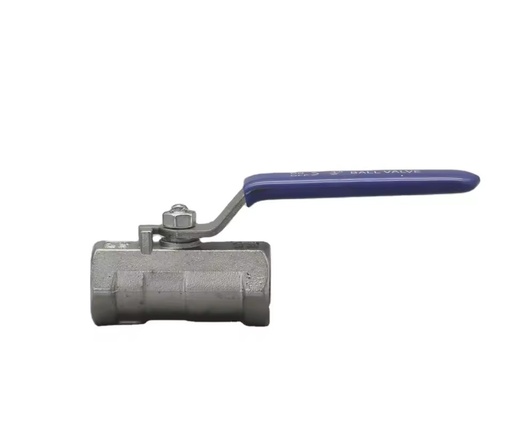 1PC Manual Threaded Carbon Steel Ball Valve with PTFE Sealing for Water OEM Customizable 3-Year Warranty
