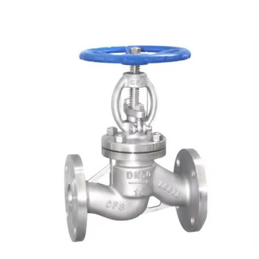 Stainless Steel Flange Stop Valve J41w-16p Heavy Duty High Temperature Throttling Natural Gas Stop Valve, Steam Stop Valve
