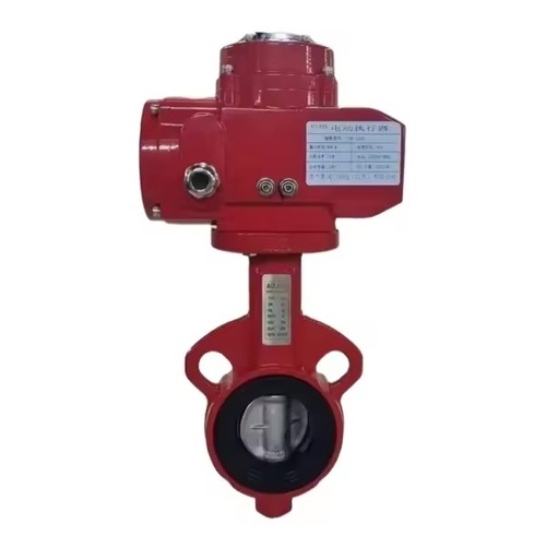 Modulating 4-20mA Cast Iron Body Stainless Steel 304 Disc Electric Actuator Motorized Butterfly Valves