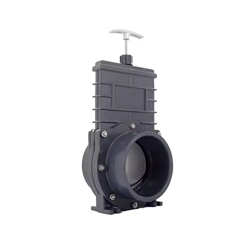 Industrial DIN Standard Grey Color Plastic PVC Gate Slide Valve