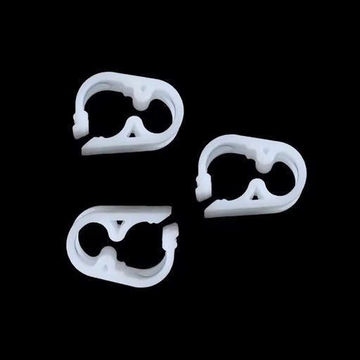 Adjustable White Chang En Robert Clamps Waterstop Clip Model 6-12 for Infusion Line Plastic PP Pinch Pipe Fittings