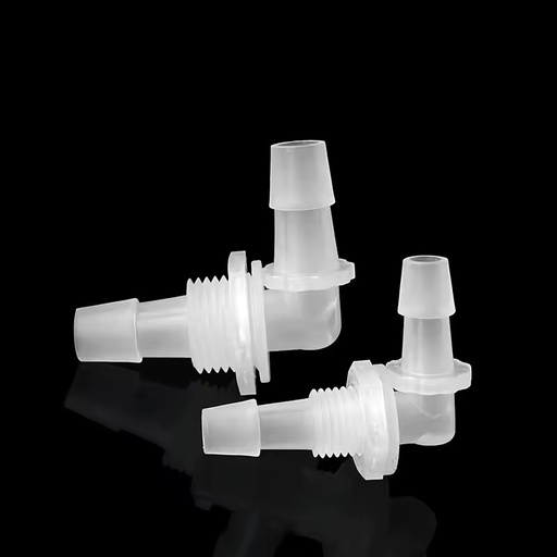 W9.5-G3/8-9.5 (With Nuts) Elbow Type ID 9.5mm Plastic Water Tube Fittings Pipe Fittings