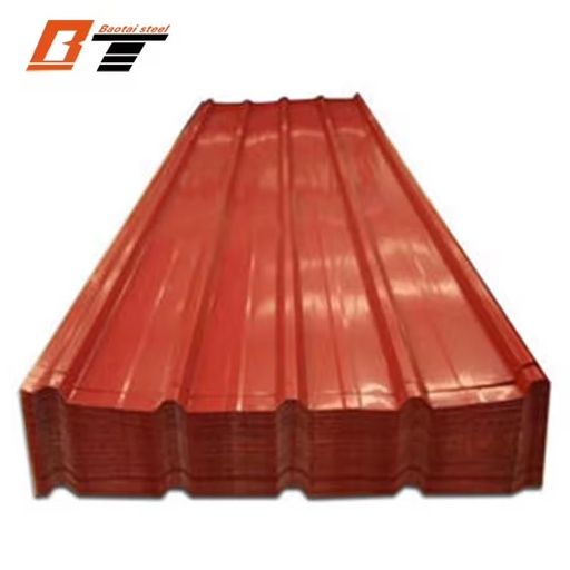 Prepainted PPGI PPGL PVDF SMP Galvanized Steel Roofing Sheet Color Coated Iron Corrugated Roof Steel Sheet