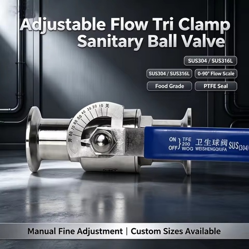 Sanitary Stainless Steel Tri Clamp Ball Valve 304 316L Manual or electric pneumatic