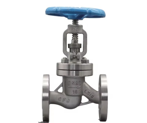 Manual Stainless Steel Globe Valve with Stop Structure for Water & Gas