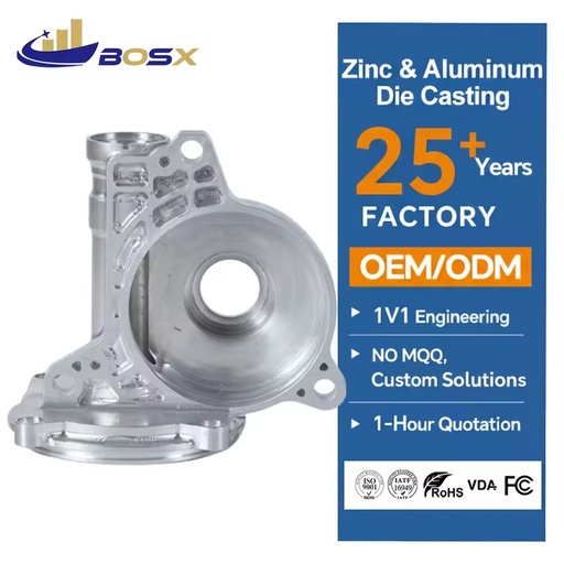 BOSX Non-Standard OEM Custom Aluminum Alloy High Pressure Die Casting Service Precision Metal Parts Manufacturing Foundry
