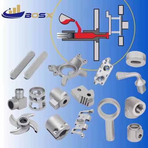 BOSX High Precision Aluminum Die Casting Services for Complex Mechanical Parts Custom Factory Drawing Based Fabrication