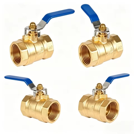 PN16 Female Thread Brass Manual Ball Valve 1/2''~2'', OEM Supported
