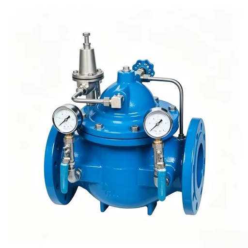 Pressure Reducing Valve Hydraulic Control Valve Pressure Stabilizing Valve PN16 for Water OBM Available 2 Inch ~ 8 Inch