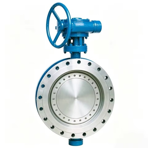 Worm Gear Triple Eccentric Metal Seated Butterfly Valve, Flange Connection PN16, OEM, 2"-16" for Water Supply Pipeline Network