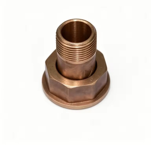 Low Pressure Brass Gas Meter Connector with Male and Female Thread, 3/4 Inch, PN16, OEM Supported