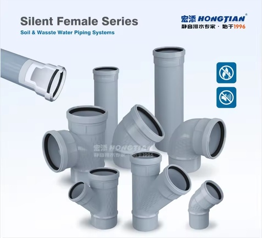 High-quality PP Low Pressure 45 90 Elbow Corrosion-resistant Chemical Resistant Eco Friendly Drainage Pipeline System