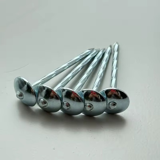 Wholesale Steel Roof Nails with Cap Umbrella Type Head with Smooth Shank for Roofing