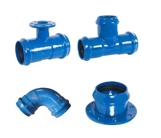 Supply High Pressure Ductile Iron Socket Pipe Fitting ISO2531 EN545 EN598 1 Piece