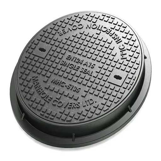 Good Price Ductile Iron 600X700mm B125 C250 D400 ISO 9001:2000 Round Manhole Cover for Road Drain