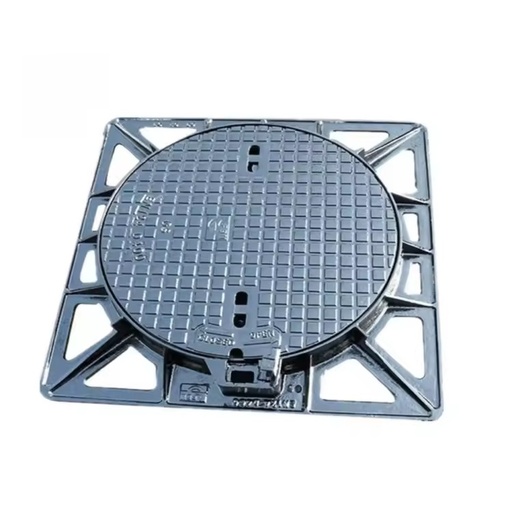 Ductile Iron Manhole Cover in Larger Size Diverse Casting Hatch Heavy Type D400 with Locking System Black Parking Safety Durable