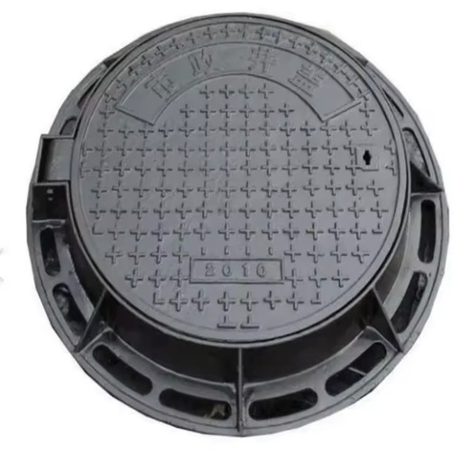 Factory Wholesale EN124 D400 Ductile Iron Black Durable Manhole Cover with Customized Size for Sale