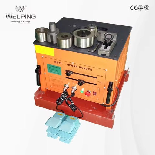 Factory Direct Electric Steel Rebar Bending Machine 32mm Stirrup Bender for Construction Steel Bar Processing
