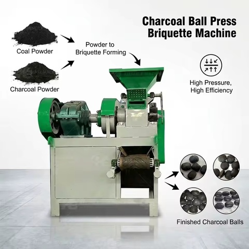 High Efficiency Rice Husk Charcoal BBQ Charcoal Making Machine Coal Ball Press for Barbecue Charcoal Production Line
