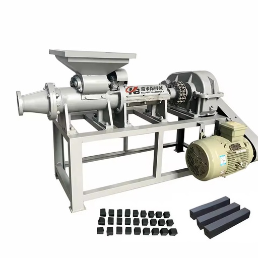 Mini Shisha Production Line Charcoal Coal Briquette Making Machine Extruder Coconut Husk Wood Briquette Making Equipment Price