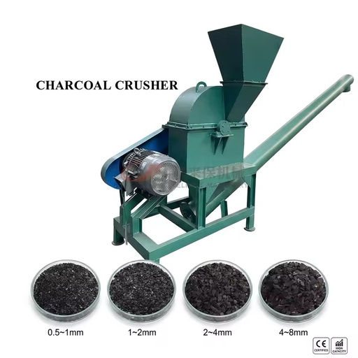 Industrial High Efficiency Wood Coconut Shell Charcoal Crusher Machine for Briquette Production Line
