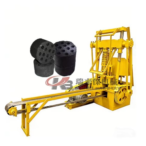 Mechanical Stamping Compressed Charcoal Coal Honeycomb Hexagon Briquette Machine Easy Operation
