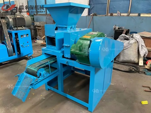 Automatic Roller Type Charcoal Powder Briquette Machine Pillow Shape Coal Ball Pressing Machine