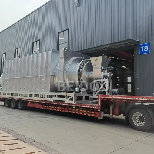 Lithium Battery High Temperature Cracking Rotary Kiln Industrial Hazardous Waste Recycling Equipment Motor Bearing Engine